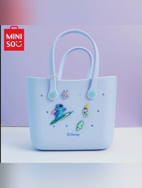 Miniso/Disney Blue Stitch Tote Bag